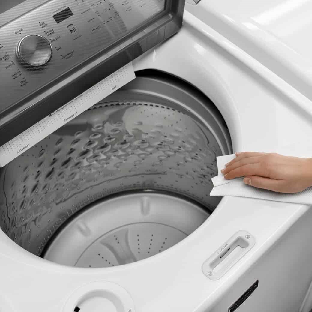 clean washing machine top loader