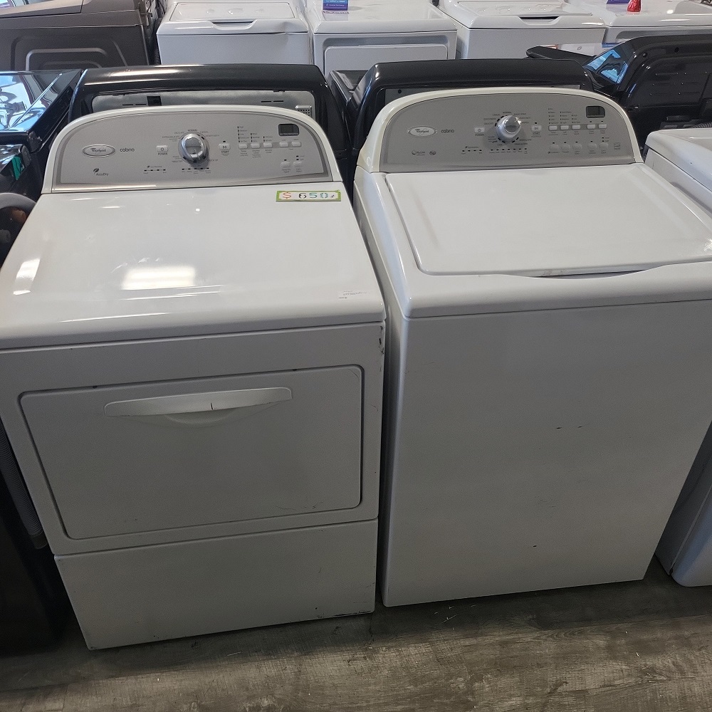 electric washer and dryer set